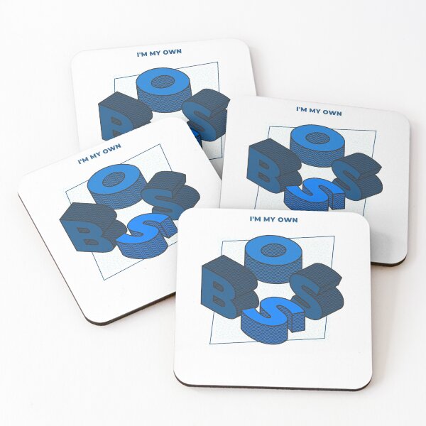 Item preview, I'm My Own BOSS- Isometric Letters designed and sold by joabaj.
