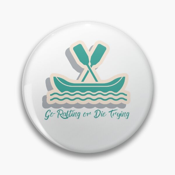 Item preview, Go rafting or die trying - Whitewater Rafting River Cold Snacks Sports Men Paddle/paddler Retro Canoe Kayaking Family designed and sold by CJCTEES.