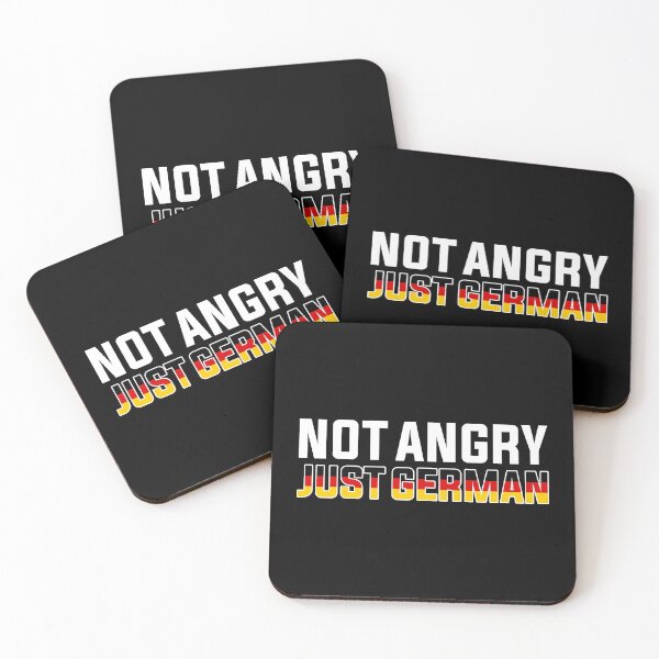 Item preview, Not Angry Just German Funny designed and sold by DamnGoodDesign.