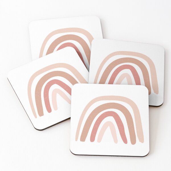 Item preview, Boho Pink Pastel Rainbow designed and sold by SageandOak.