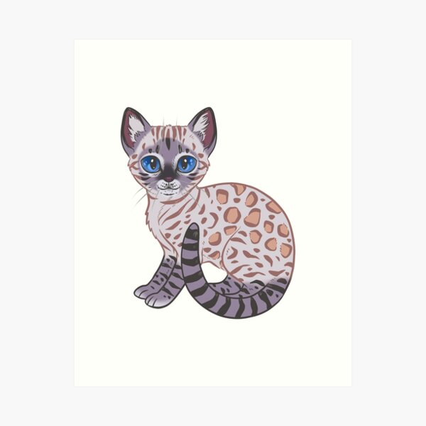 Bengal (snow) Art Print