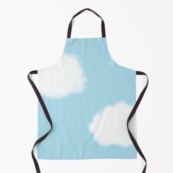 Item preview, Fluffy White Clouds on a Clear Blue Sky 2. Cotton White on Baby Blue designed and sold by kierkegaard.