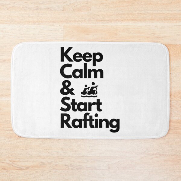 Item preview, Keep calm and start rafting - Whitewater Rafting River Cold Snacks Sports Men Paddle/paddler Retro Canoe Kayaking Family designed and sold by CJCTEES.
