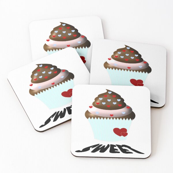 Item preview, Cupcake decorated in Hearts designed and sold by EnchantedDreamr.