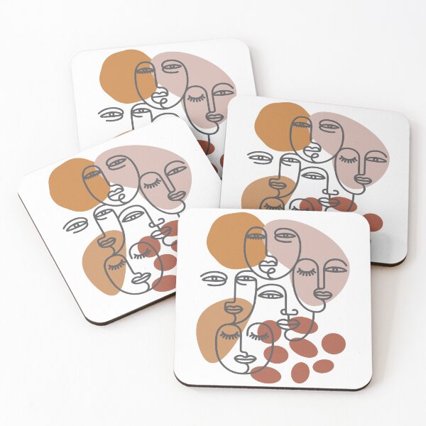 Item preview, Bohemian Pattern with Faces designed and sold by SageandOak.
