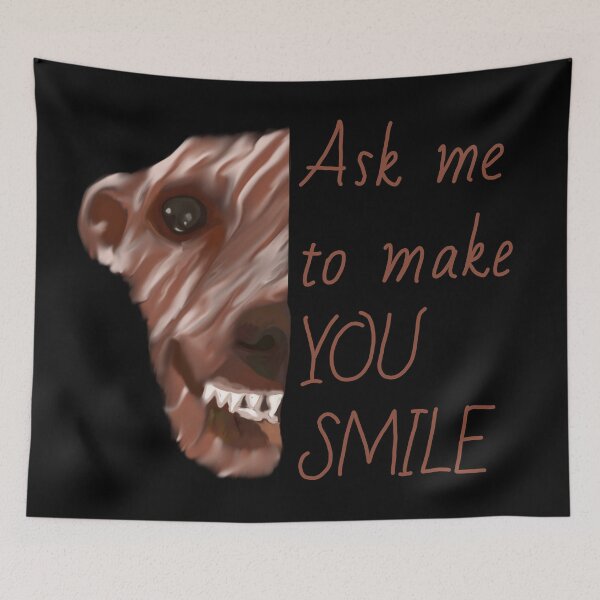 Item preview, Ask me to make you smile designed and sold by Antiope33.