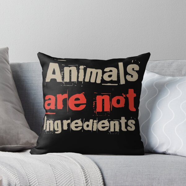 Item preview, Animals Are Not Ingredients Vegan Vegetarian, Animal Rights designed and sold by Mandala108.