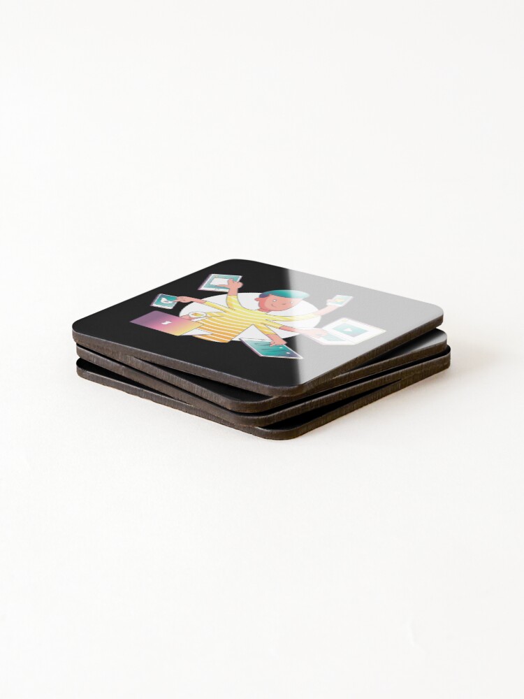 Thumbnail 4 of 5, Coasters (Set of 4), Multitasking designed and sold by DavinciStore21.
