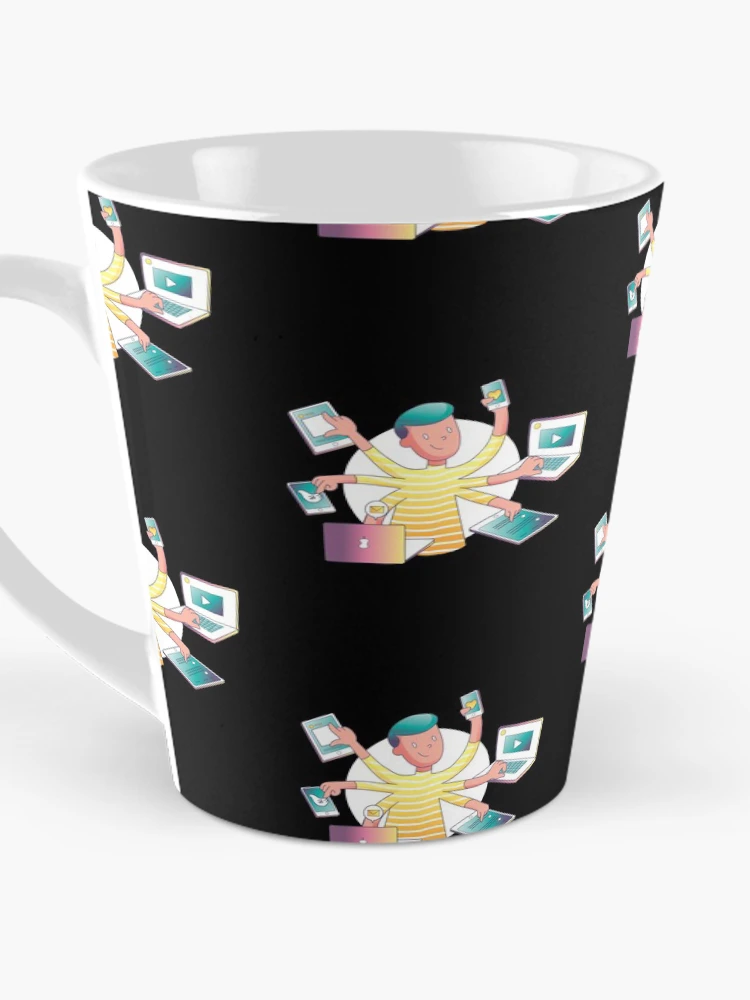 Thumbnail 3 of 4, Coffee Mug, Multitasking designed and sold by DavinciStore21.