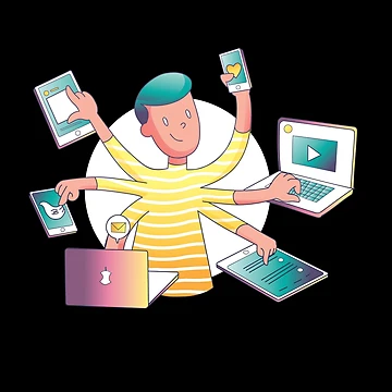 Artwork thumbnail, Multitasking by DavinciStore21