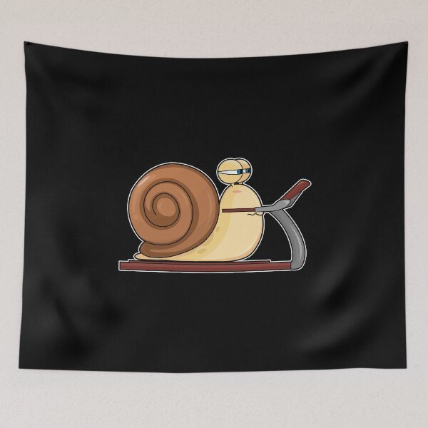 Item preview, Snail at Jogging on Treadmill designed and sold by Snabdesign84.