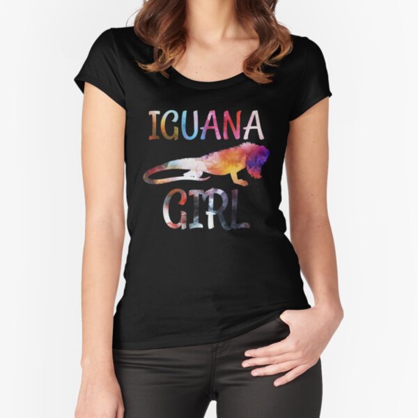 Iguana Girl Fitted Scoop T-Shirt