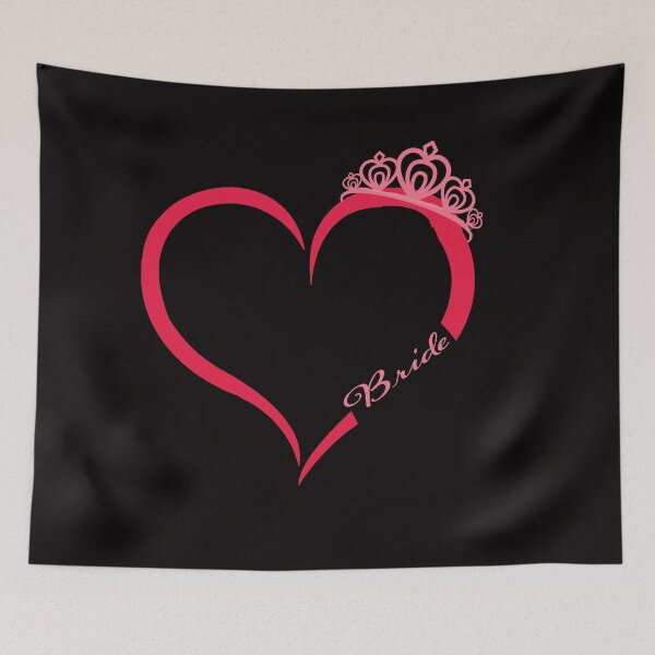 Item preview, Bride with a taira and heart designed and sold by JAZTshirt.