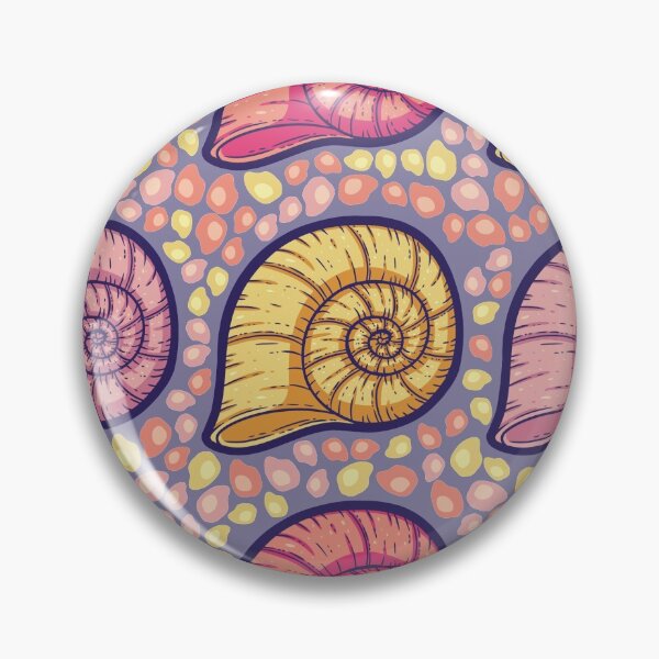 Item preview, Beautiful Line Art Seashells Seamless Surface Pattern Design designed and sold by ZaryaKiqo.
