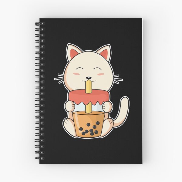 Item preview, Cat & Drink with Drinking straw designed and sold by Snabdesign84.