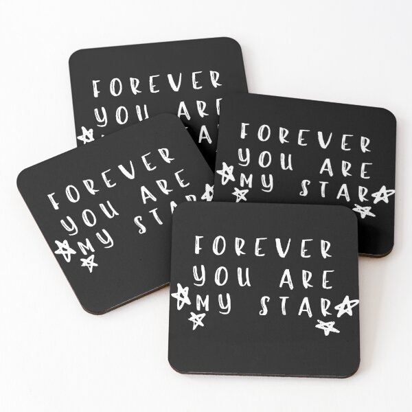Item preview, FOREVER YOU ARE MY STAR Ateez Star 1117 Lyrics Cute  designed and sold by SugarSaint.