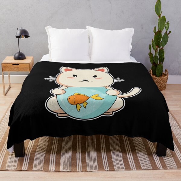 Item preview, Cat & Fish in Glass designed and sold by Snabdesign84.