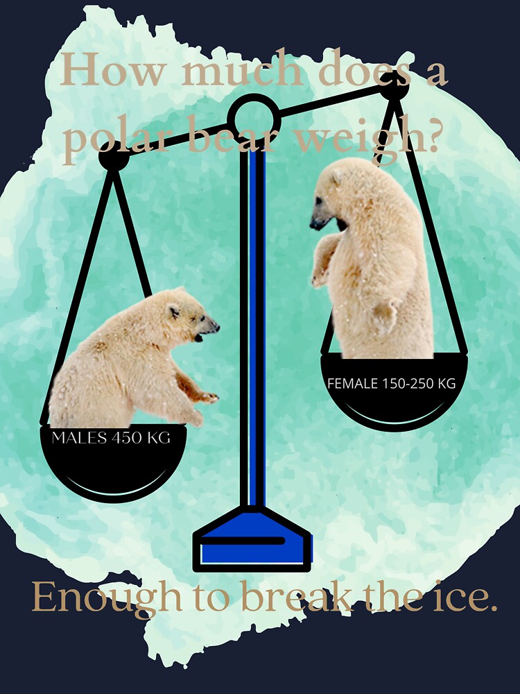 How much does a polar bear weigh? enough to break the ice. Baby T-Shirt  for Sale by amy greaves