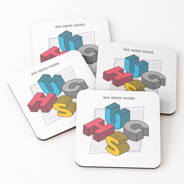 Item preview, We Need More HUGS- Isometric Letters designed and sold by joabaj.