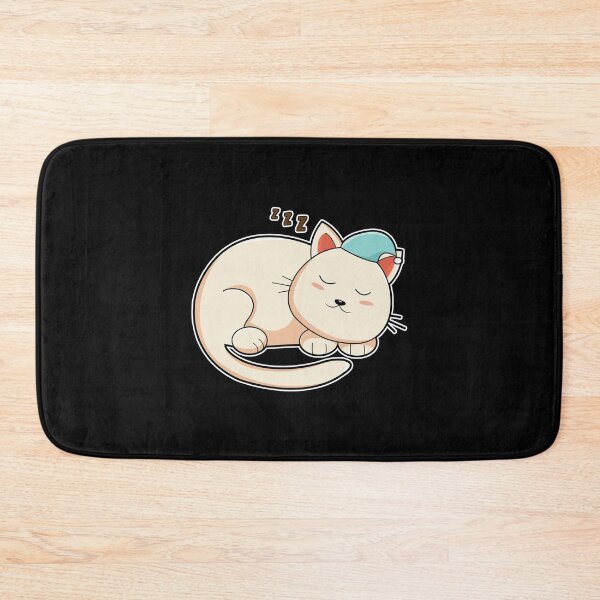 Item preview, Cat at Sleeping with Nightcap designed and sold by Snabdesign84.