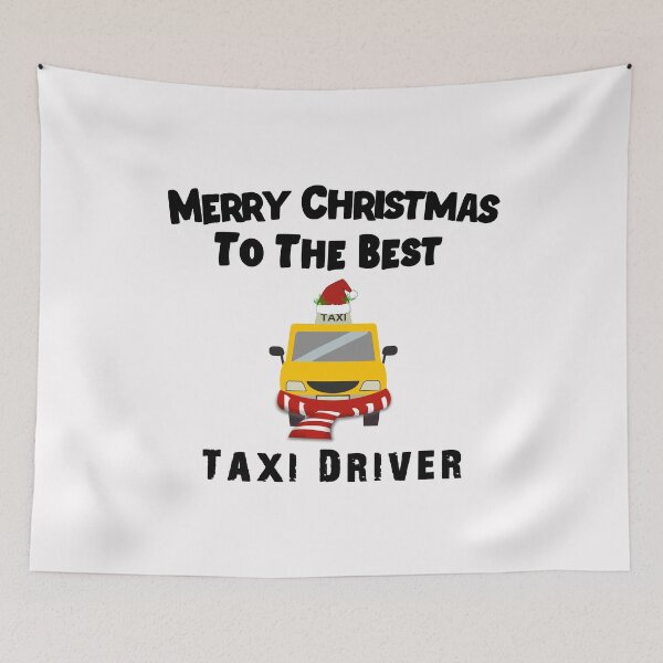 Item preview, Merry Christmas to the best taxi driver T-shirt, Gift for dad, gift for mom, gift for friend, funny christmas gift designed and sold by aminesalki1.