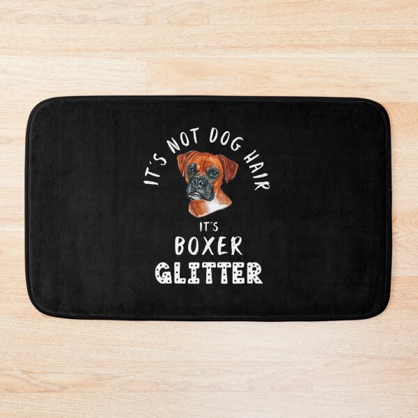 Item preview, It's not dog hair it's BOXER glitter funny dog quote designed and sold by theshirtinator.