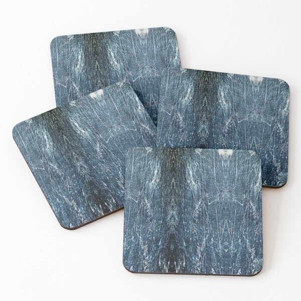Item preview, Blue abstract denim designed and sold by tetibright.