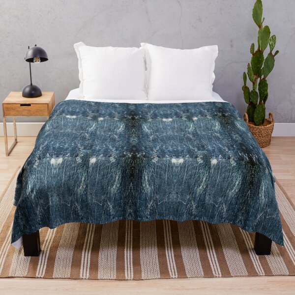 Item preview, Blue abstract denim designed and sold by tetibright.