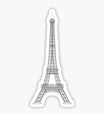 Pegatina Ilustración de la Torre Eiffel de París