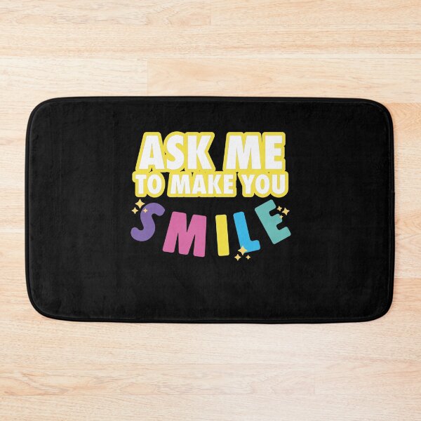 Item preview, Ask Me To Make You Smile designed and sold by tinypurpleland.