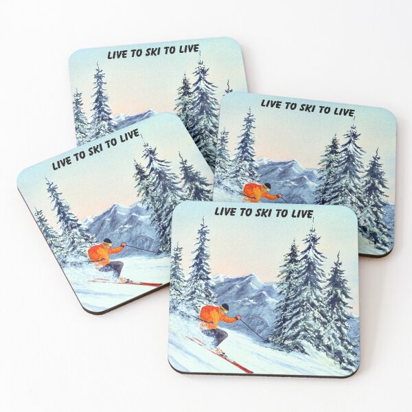 Item preview, LIVE TO SKI TO LIVE  designed and sold by William Holkham.