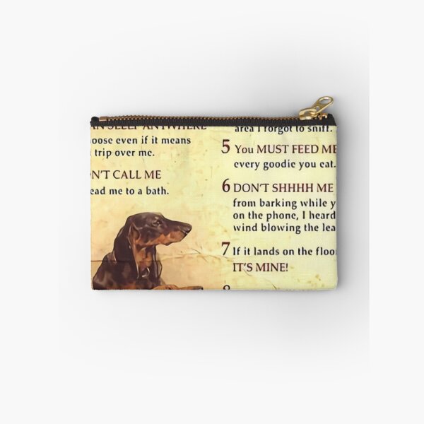 Item preview, A DACHSHUNDS HOUSE RULES designed and sold by jenny-lewis.
