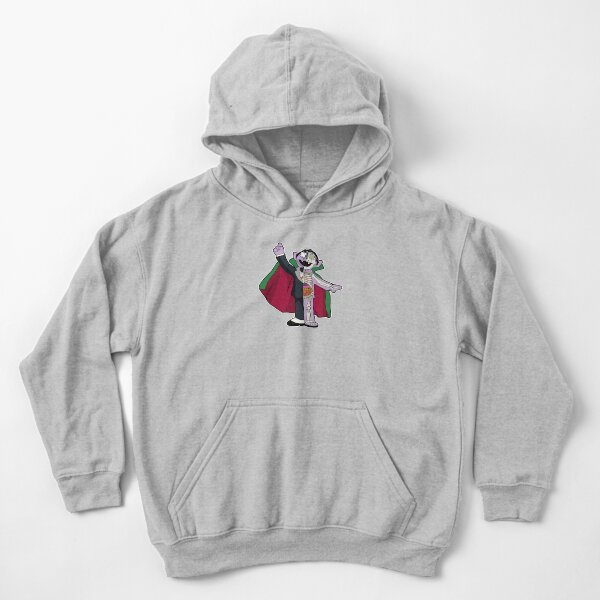 Count Van Skeleton Kids Pullover Hoodie