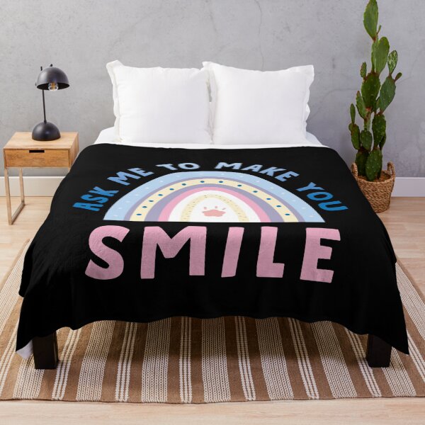 Item preview, Ask Me To Make You Smile designed and sold by tinypurpleland.