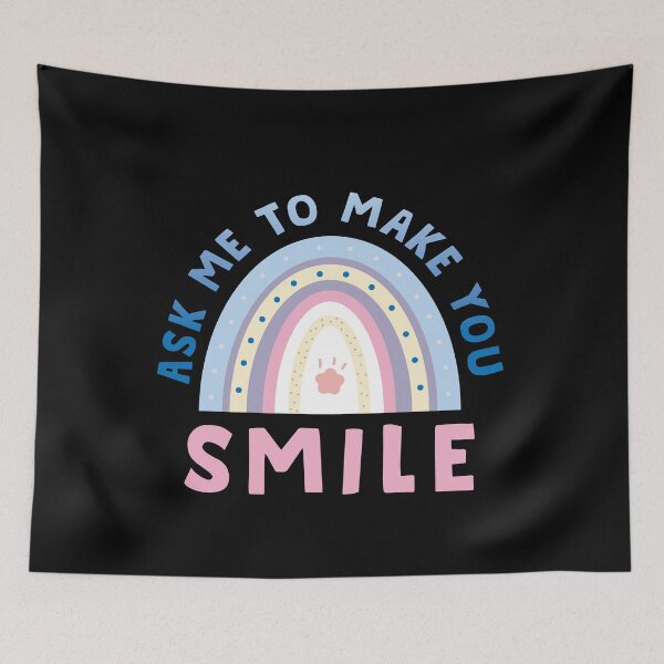 Item preview, Ask Me To Make You Smile designed and sold by tinypurpleland.