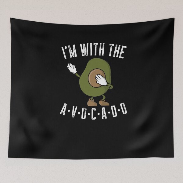 Item preview, I'm With The Avocado White Avocado Lovers designed and sold by Jajulile.