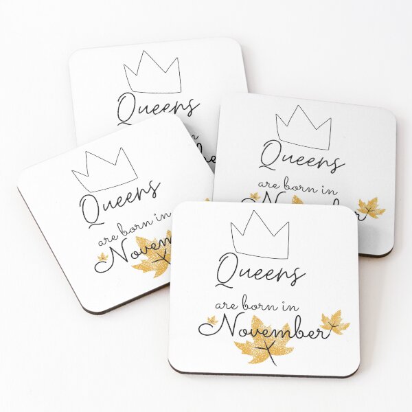 Item preview, Queens are Born in November T-Shirt designed and sold by WearYourMood.