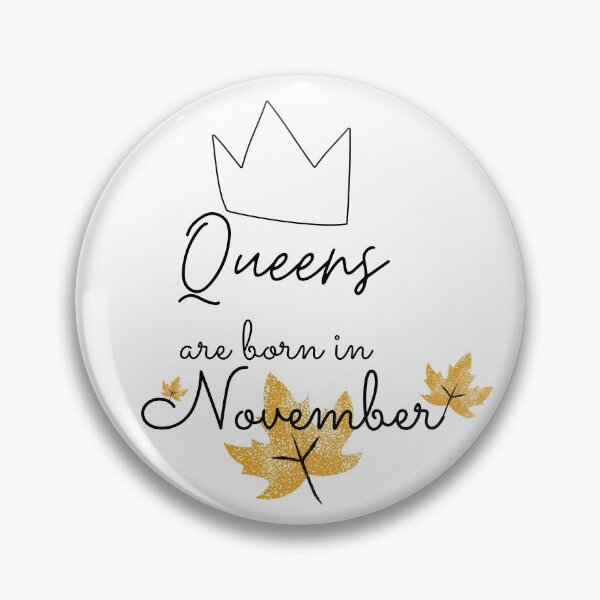 Item preview, Queens are Born in November T-Shirt designed and sold by WearYourMood.