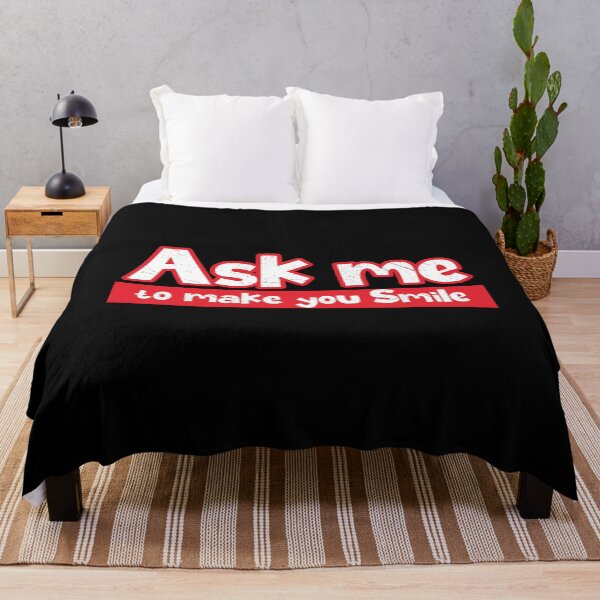 Item preview, Ask Me To Make You Smile designed and sold by tinypurpleland.