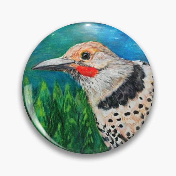 Item preview, Northern Flicker Bird Drawing designed and sold by jenesaiscluck.