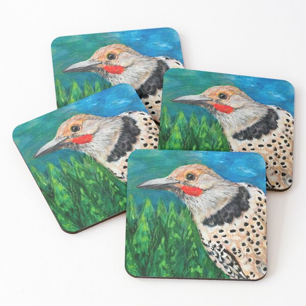 Item preview, Northern Flicker Bird Drawing designed and sold by jenesaiscluck.