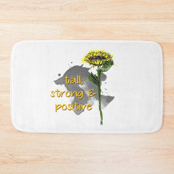 Item preview, Sunflower - Tall, strong and positive - Quote for tall people designed and sold by InkLove.
