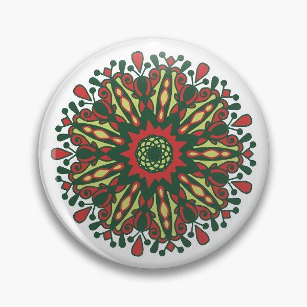 Aperçu de l'œuvre Arabesque - ancienne couleur de Noël créée et vendue par ddesigns166.