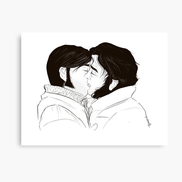 the kiss Canvas Print
