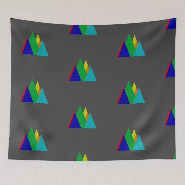Item preview, Coloured Mountains designed and sold by adreac.