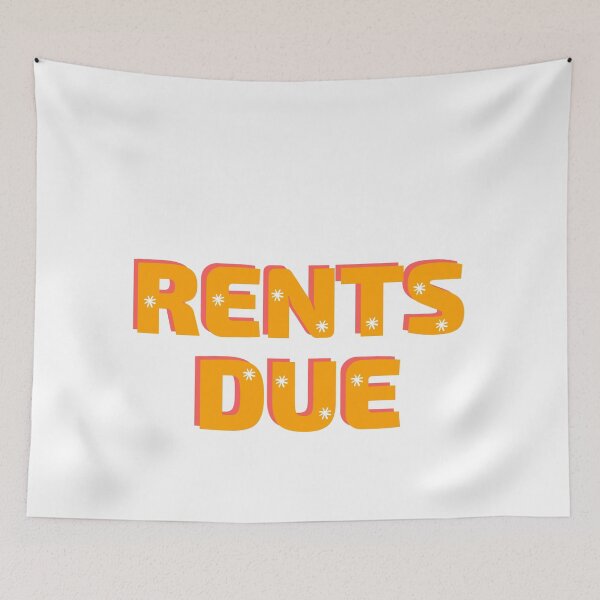 Item preview, Rent is Due Landlord Tenant Land Owner Property Management Real Estate Agent Realty Realtor Manger Birthday Funny Cute Gift designed and sold by BECOOOL.