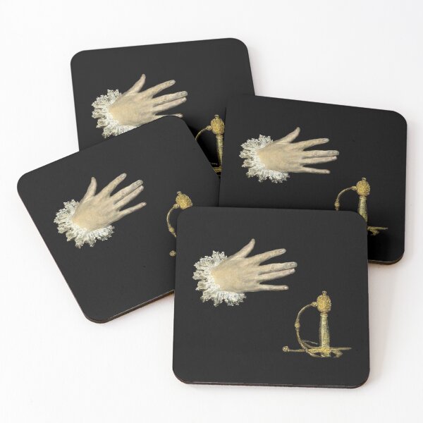 Item preview, The Knight with His Hand on His Breast designed and sold by bibliotee.