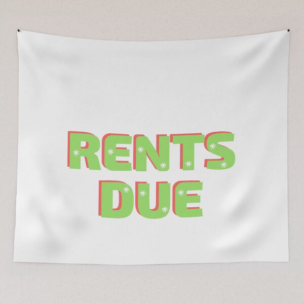 Item preview, Rent is Due Landlord Tenant Land Owner Property Management Real Estate Agent Realty Realtor Manger Birthday Funny Cute Gift designed and sold by BECOOOL.