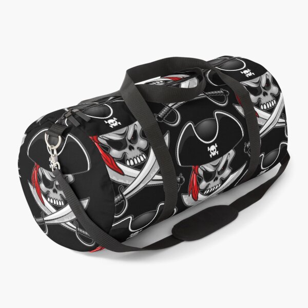 Item preview, Pirate Skull with Crossed Sabers and Red Bandana designed and sold by BluedarkArt.