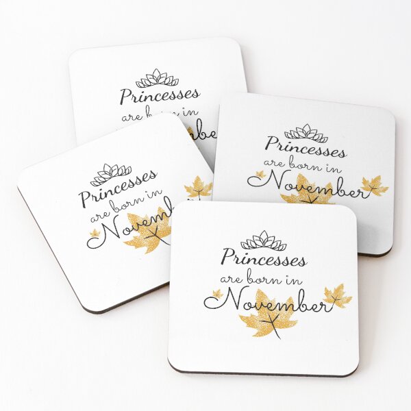Item preview, Princesses are Born in November T-Shirt designed and sold by WearYourMood.